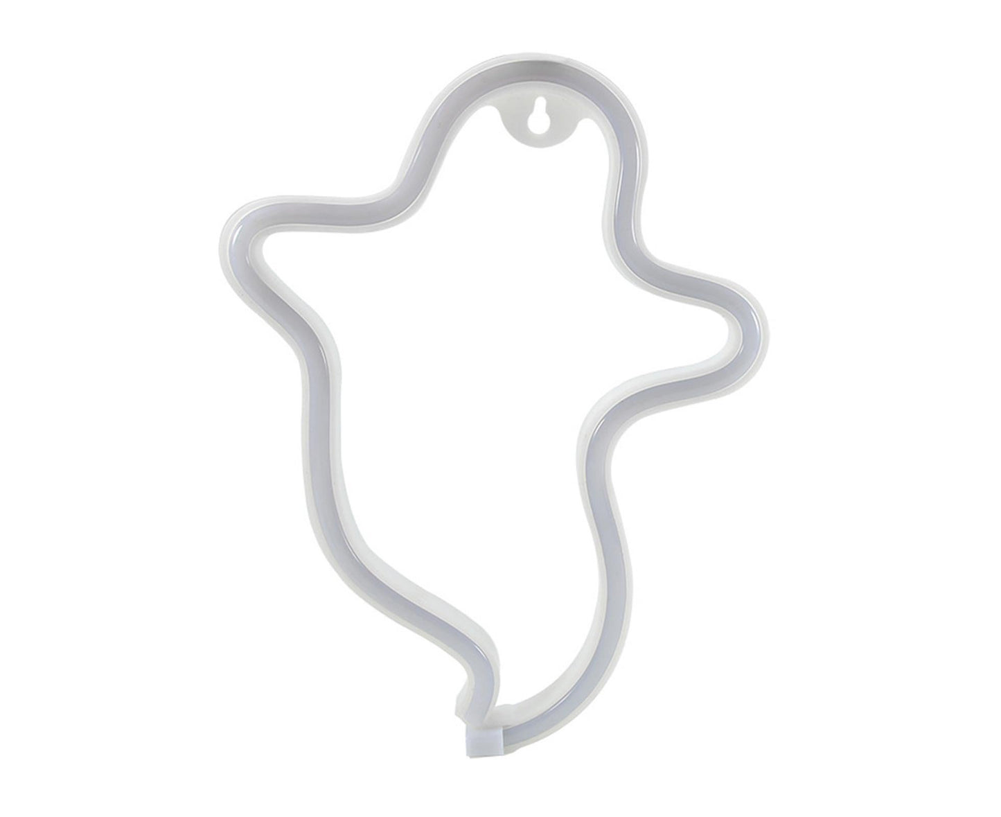 LED Lights Sign Ghost Pattern Beautiful Plastic Luminous Halloween Neon Light for babies-Blue V1263-JX-458