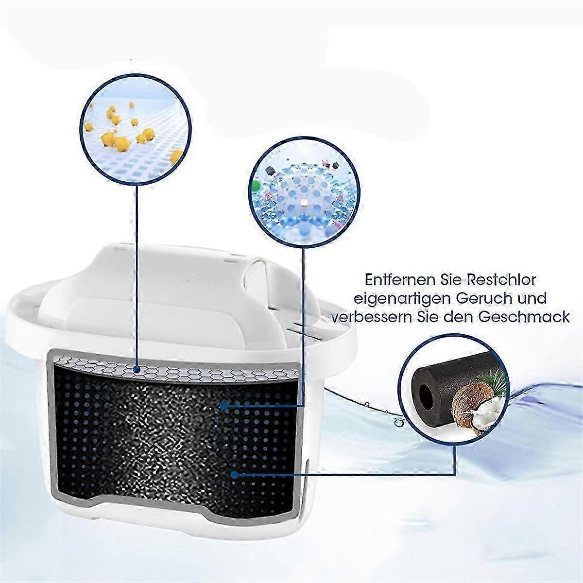3pcs Maxtra Compatible Water Filter Cartridges for Pitchers V1263-JX-4600