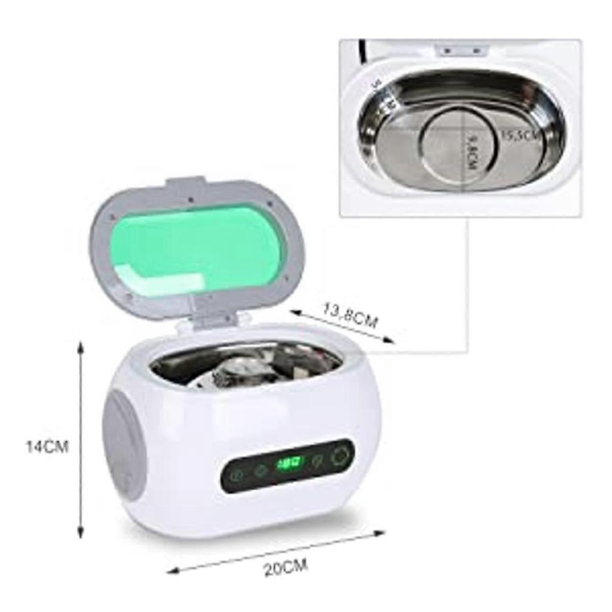 Jewelry Cleaner with Stainless Steel Tank, Ultrasonic Cleaning Machine V1263-JX-4711