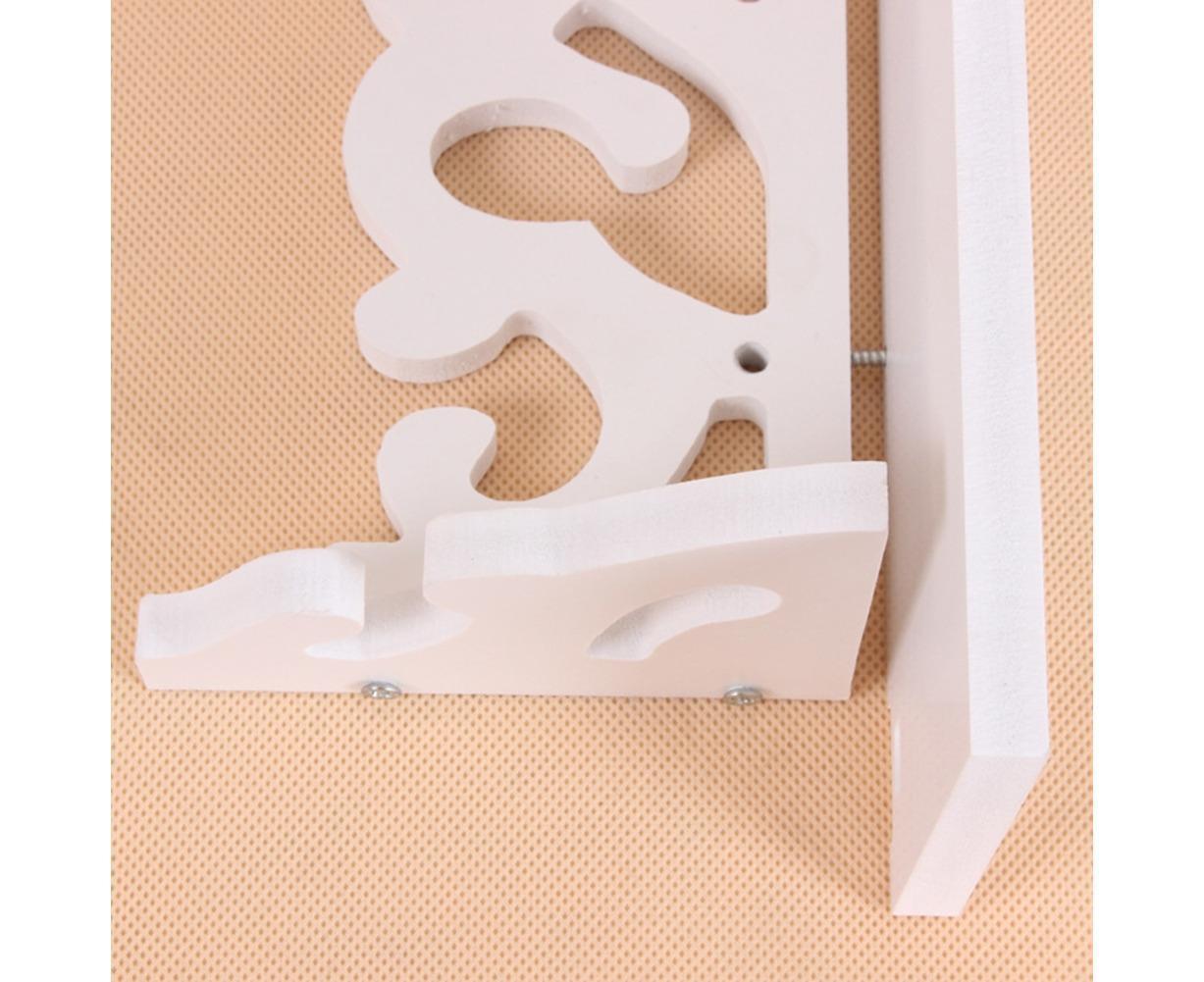 Modern White Floating Wall Mounted Display Storage Shelf Home Living Room Decor-White S V1263-JX-472