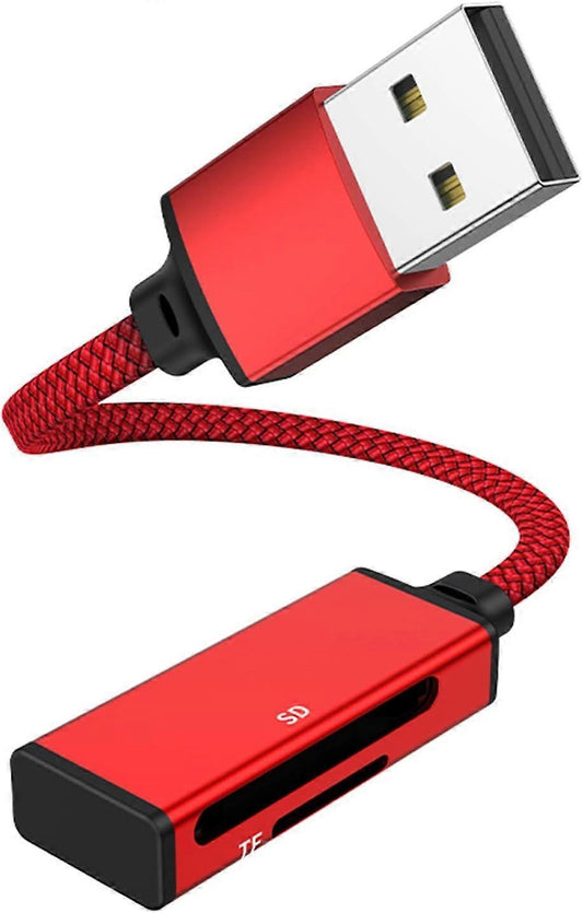 2-in-1 USB & USB-C TF/SD Card Reader Adapter for Laptop, Phone, Tablet V1263-JX-4733
