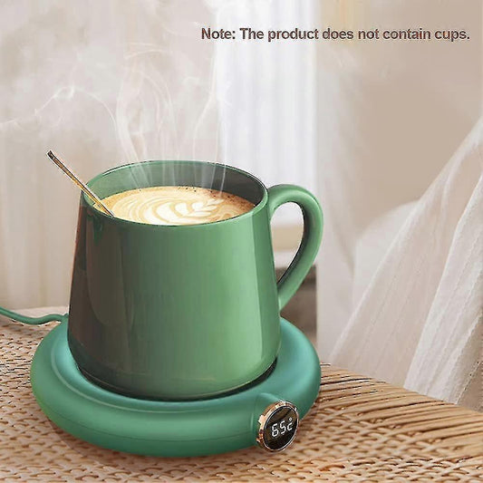 Green USB Coffee Mug Warmer, 3 Temp Electric Cup Warmer V1263-JX-4819