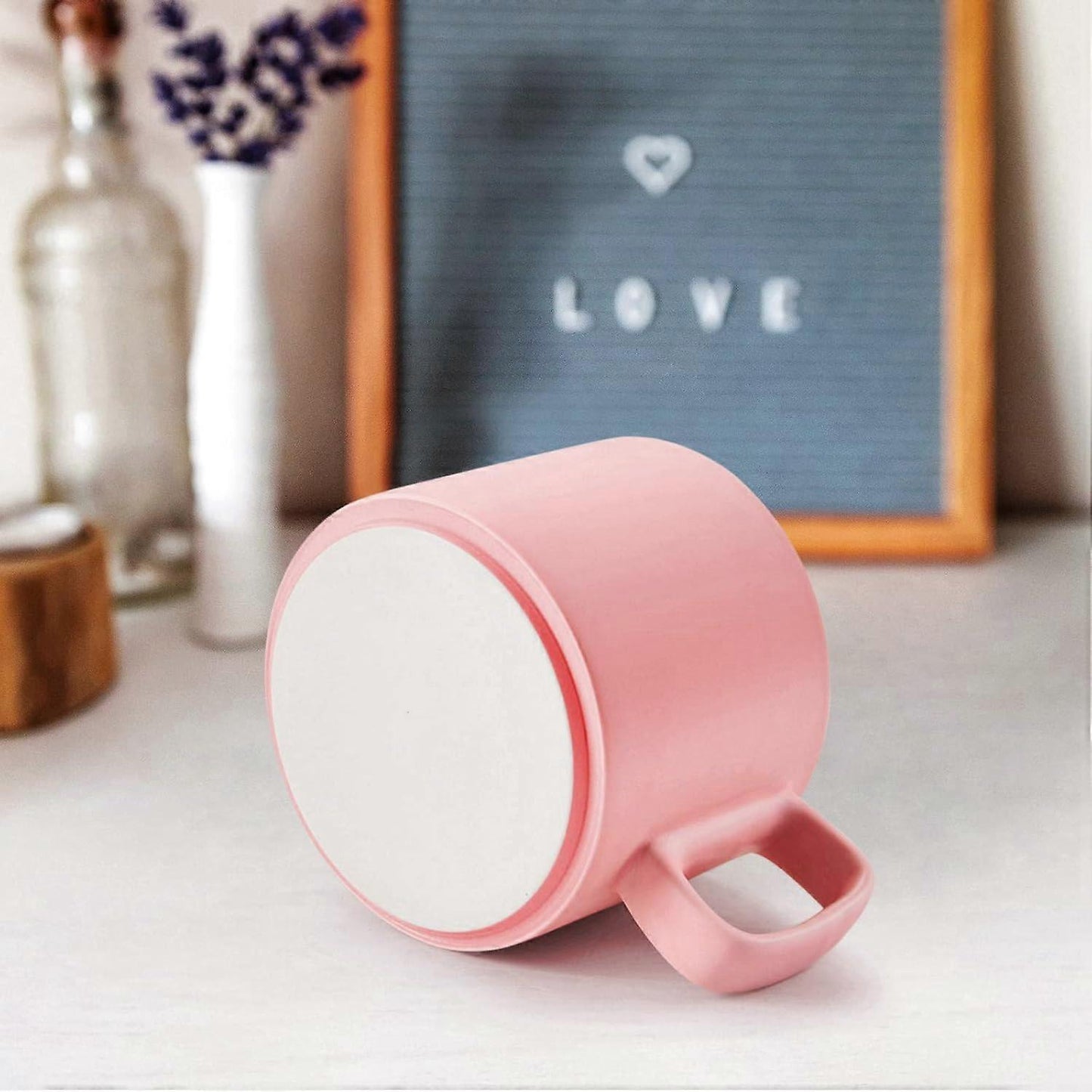 Pink Coffee Mug Warmer Set for Office Supplies V1263-JX-4836