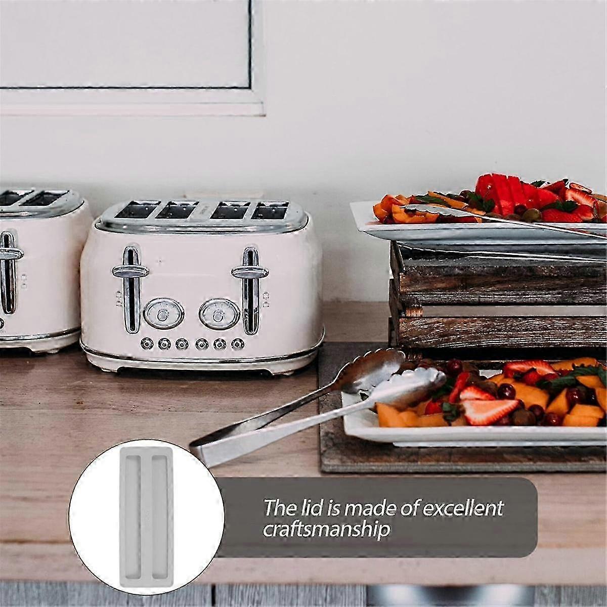 Silicone Toaster Lid Cover for 2-Slice Bread Machine V1263-JX-4883