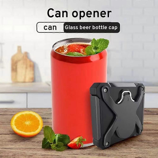 Manual Portable Can Opener, Labor-Saving, No Sharp Edges, Beer Bar Tool V1263-JX-4928