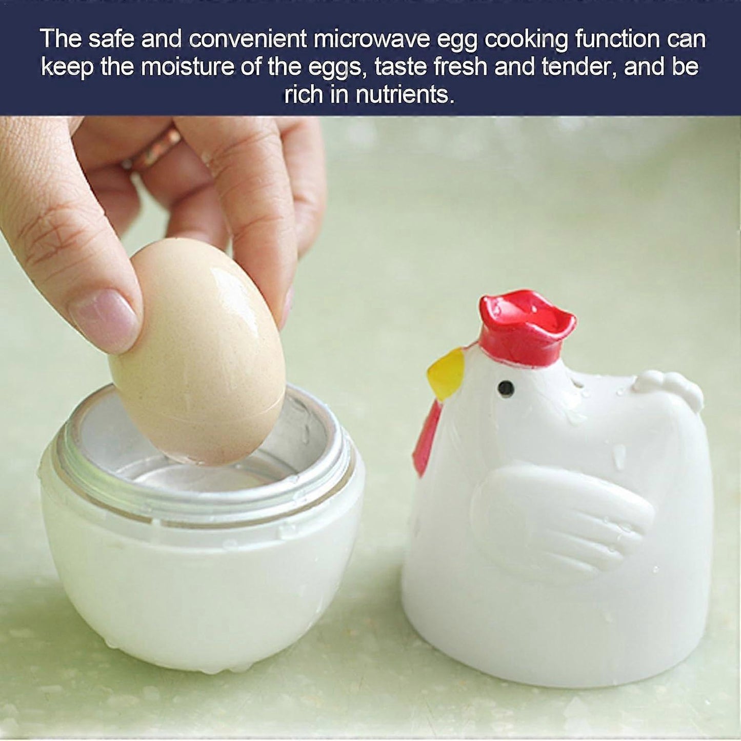 Animal Shaped Microwave Egg Cooker for Single Egg V1263-JX-4943