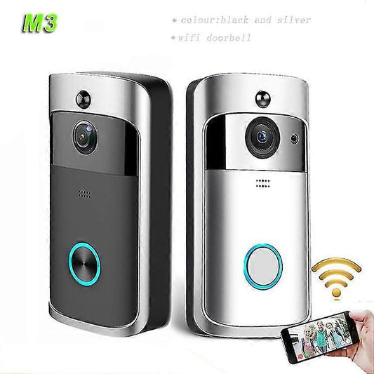 Wireless Video Doorbell Camera with Ringtone, Silver V1263-JX-5022