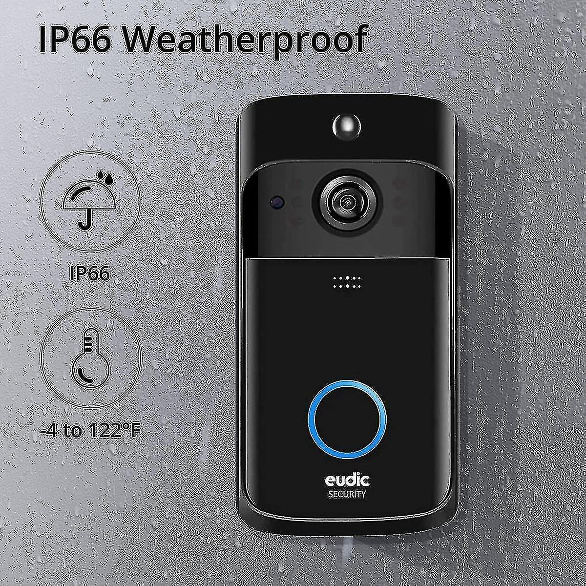 Wireless Video Doorbell Camera, HD WiFi Smart Home Security V1263-JX-5050