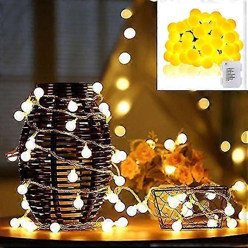 40 LED Waterproof Ball String Lights, 14.8ft, 8 Lighting Modes V1263-JX-5079