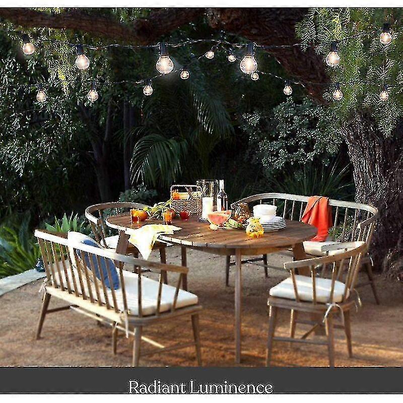 Solar Powered Patio LED String Lights, Waterproof Outdoor Bulbs 10 LEDs V1263-JX-5085