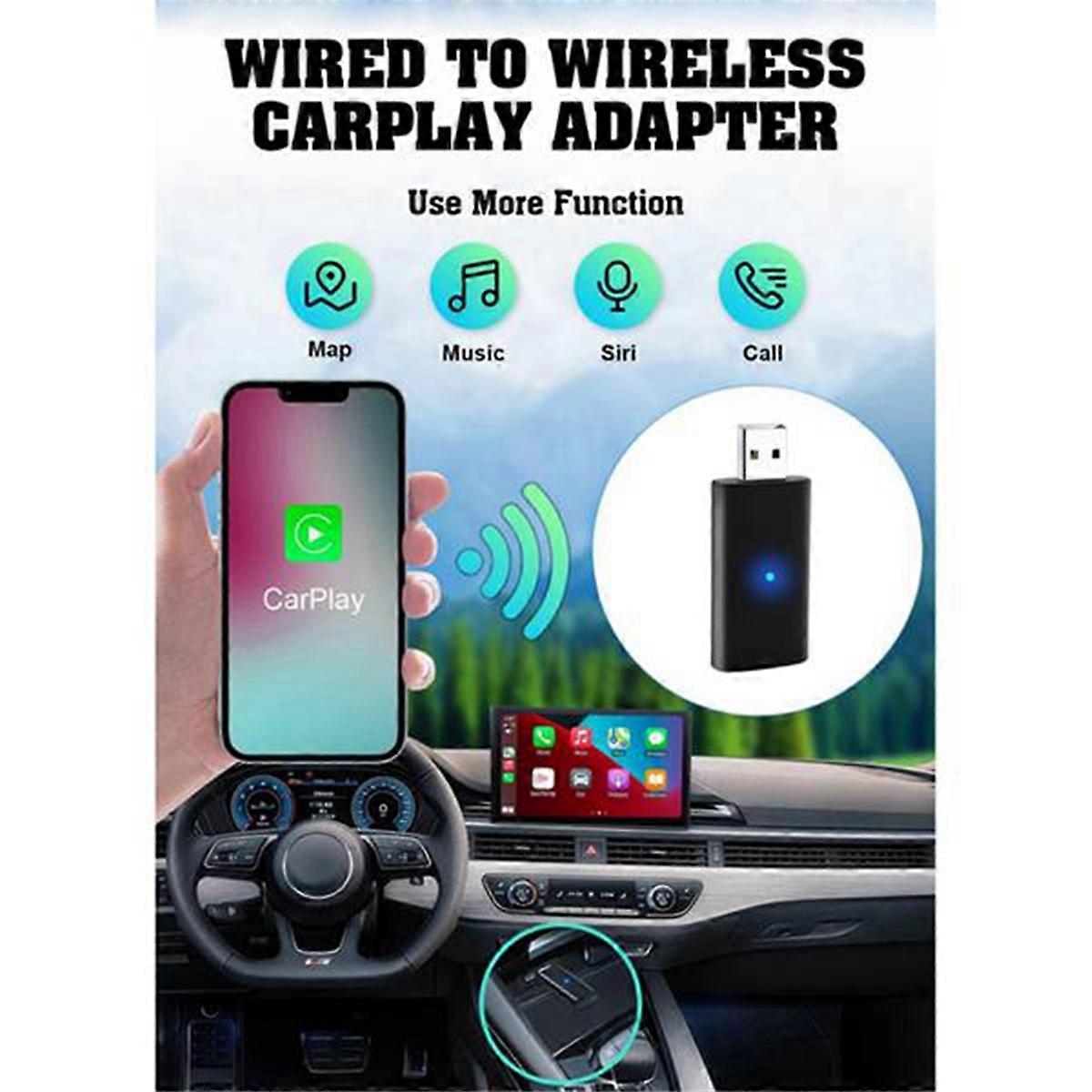 Wireless CarPlay Adapter, CarPlay Upgrade Dongle for Car Models V1263-JX-5114