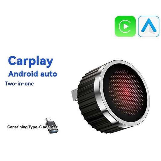 2-in-1 Wireless CarPlay Adapter USB Dongle for CarPlay & Android Auto V1263-JX-5131