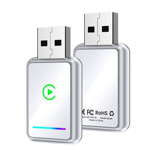 2-in-1 Wireless CarPlay Adapter USB Dongle for CarPlay & Android Auto V1263-JX-5133