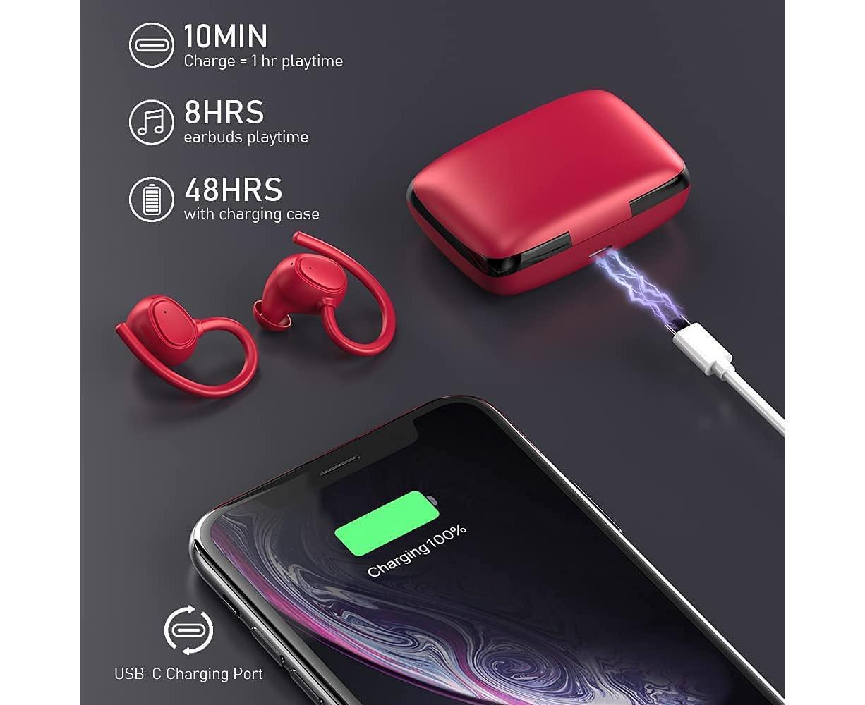 1 pcs Wireless Bluetooth Headphones,Deep Stereo Bass,Built in Mic V1263-JX-52