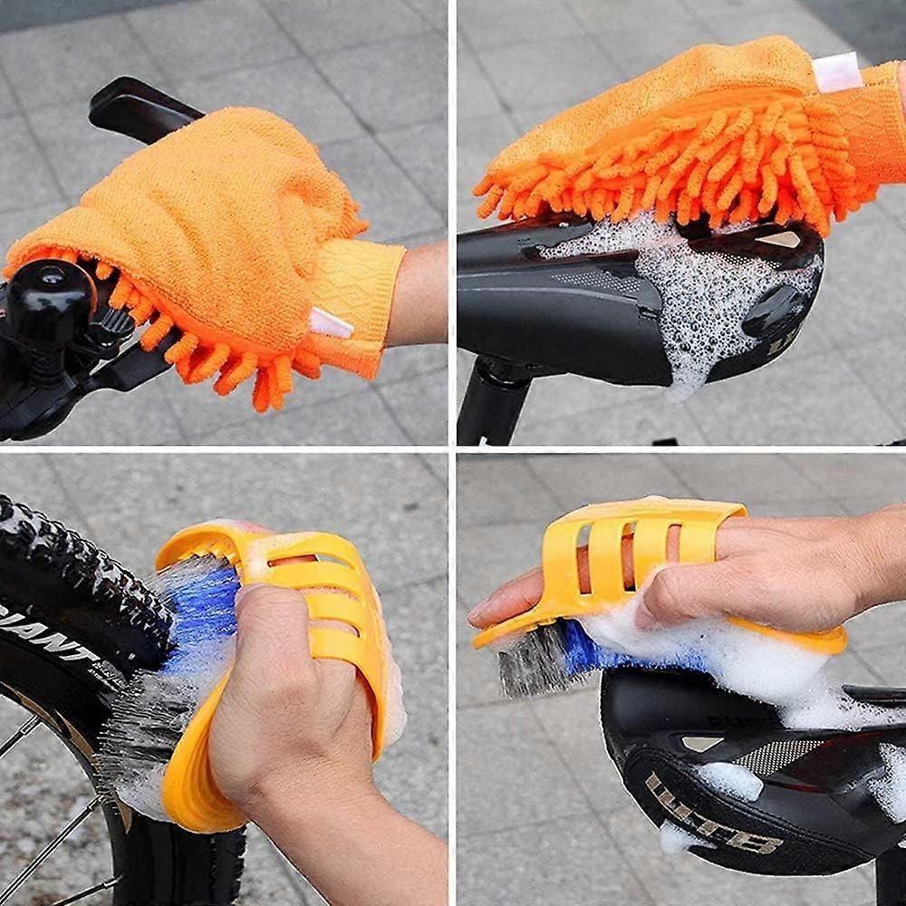 Bicycle Cleaning Brush Set, Bike Maintenance Tool Kit V1263-JX-5261