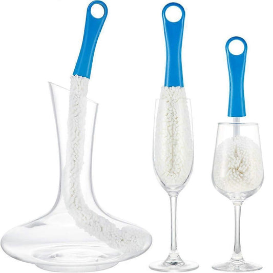 3pcs Glass Cleaning Brushes, Wine Glass Cleaner Set V1263-JX-5281