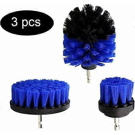 3pcs Drill Cleaning Brush Set for Tile, Kitchen & Toilet V1263-JX-5319