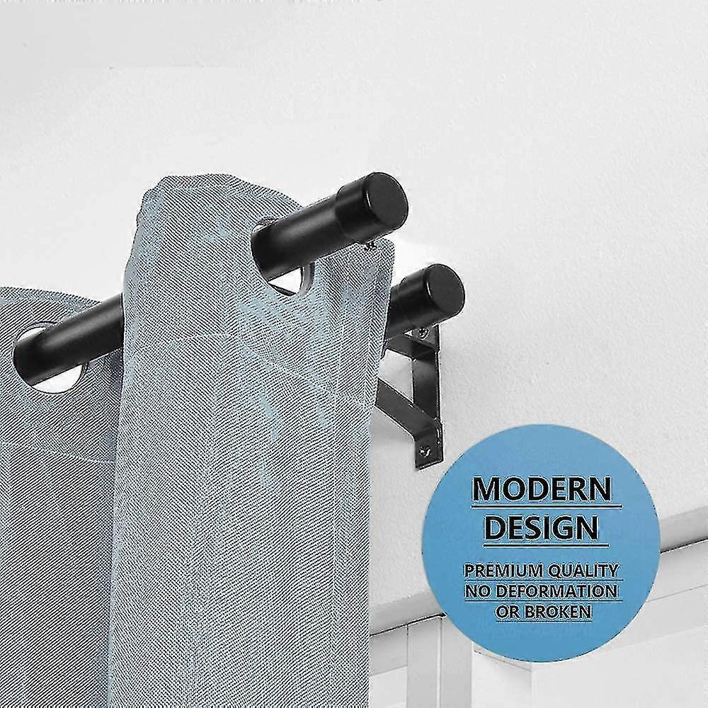 2pcs Small Curtain Rod Brackets, Curtain Rod Holders V1263-JX-5344