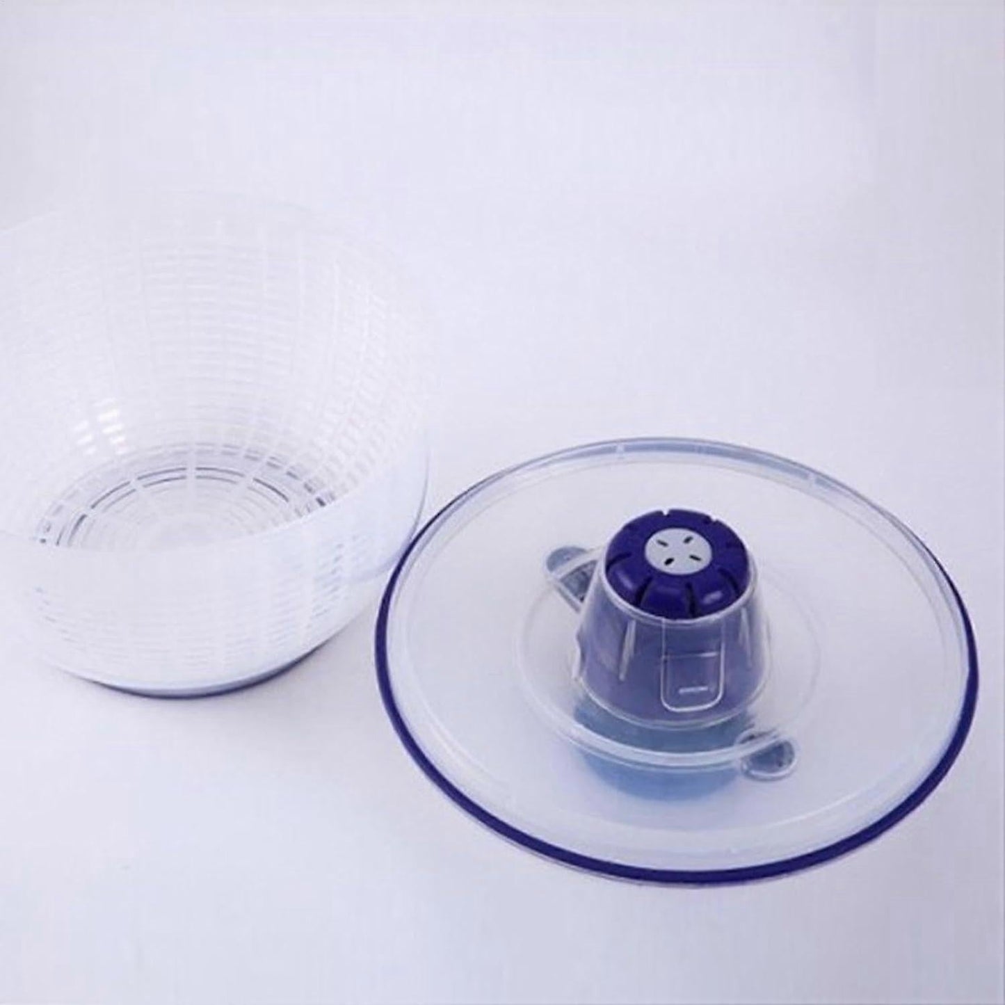 Salad Spinner with Strainer and Lid, Fruit and Vegetable Washer Dryer V1263-JX-5382