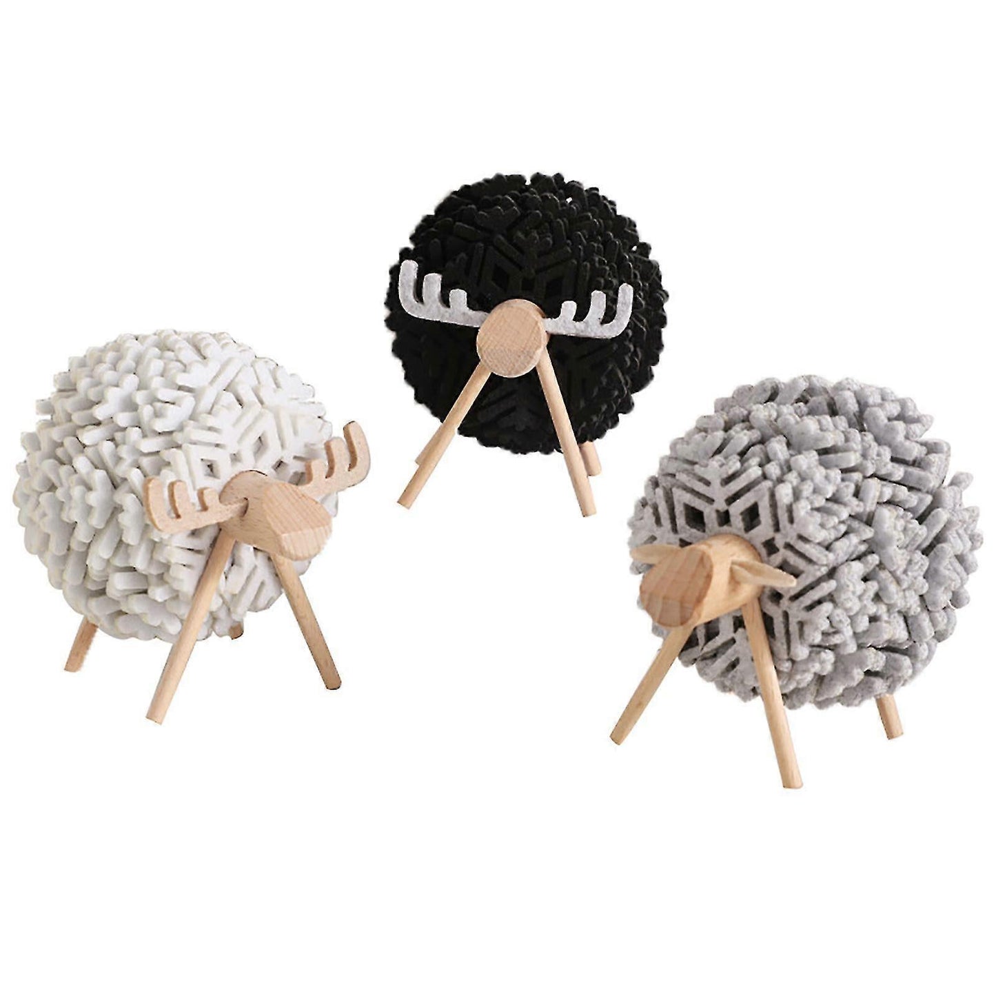 Sheep Shaped Round Insulated Drink Coaster V1263-JX-5449