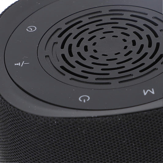 Bluetooth White Noise Machine 14 Sounds Rechargeable Breathing Light Black V1263-JX-5474