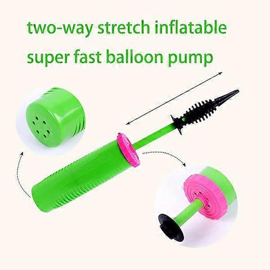 Balloon Pump Green Manual Double Action Hand Pump for Balloons V1263-JX-5525