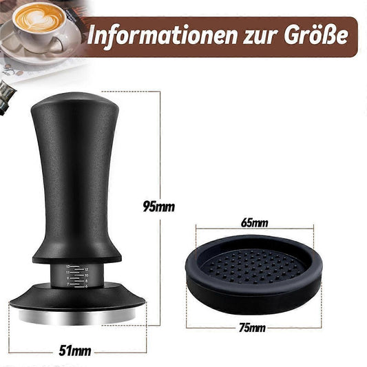Coffee Tamper Set 51mm with 304 Stainless Steel Base Espresso Tamper Kit V1263-JX-5683