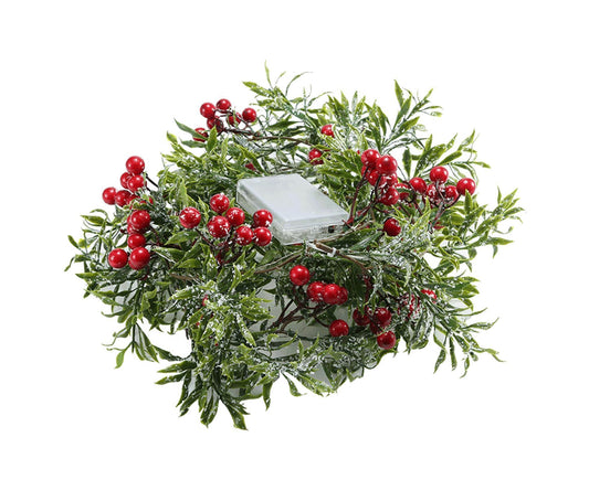 Xmas String Light Garden Decoration-Red V1263-JX-575