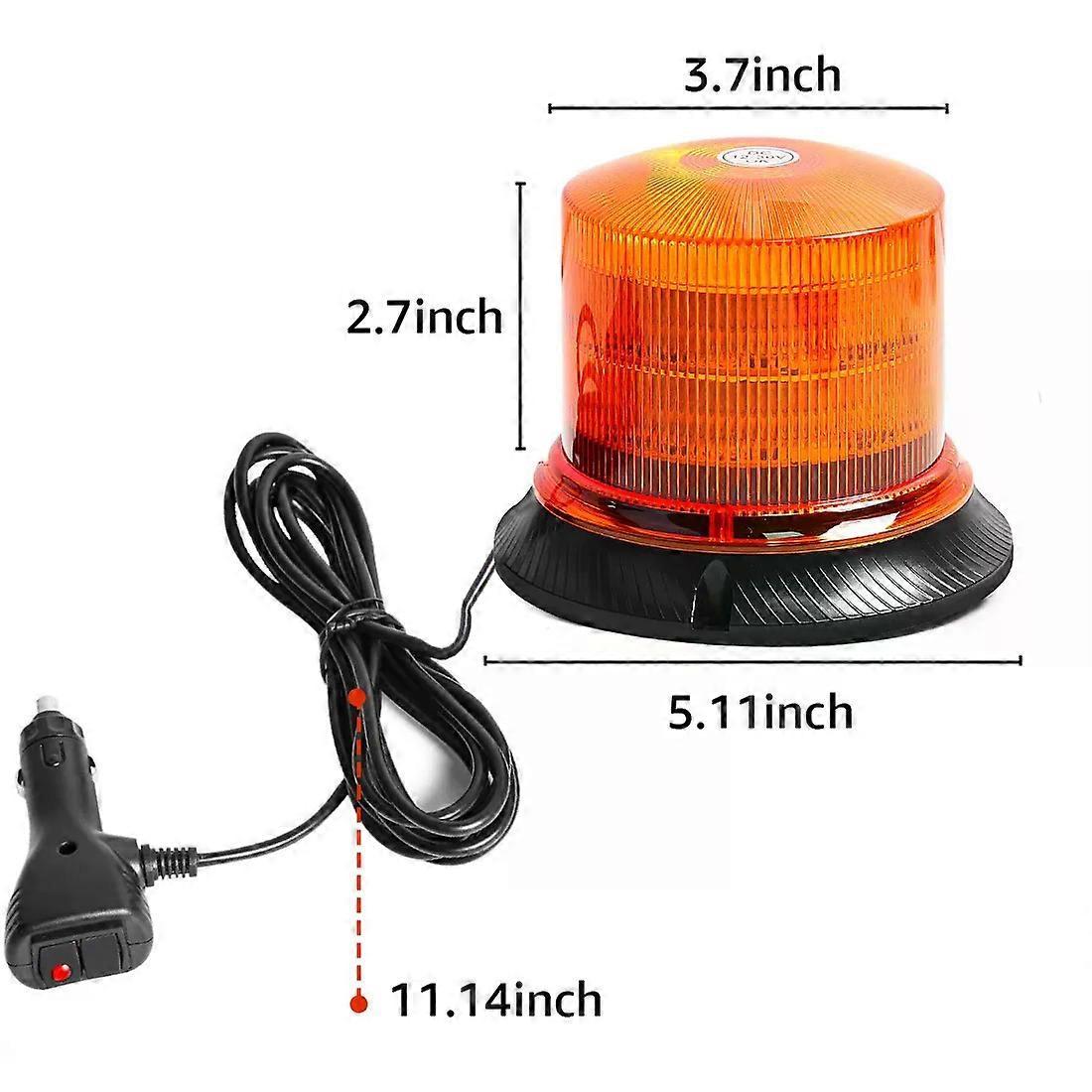 Car Roof LED Strobe Light 12-30V, Emergency Beacon for Truck Bus V1263-JX-5814