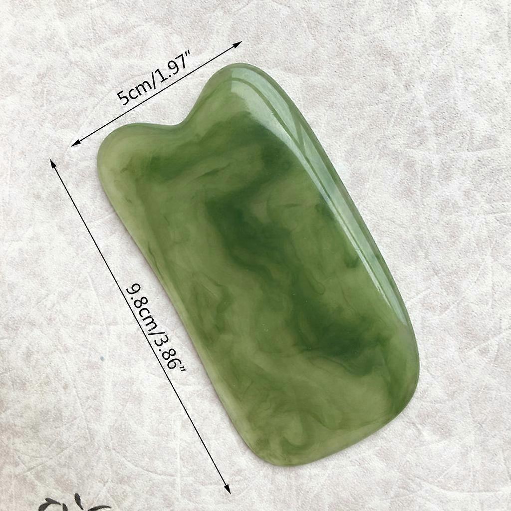 Natural Resin Facial & Neck Guasha Scraper, Beeswax Massage Scraping Tool V1263-JX-5851