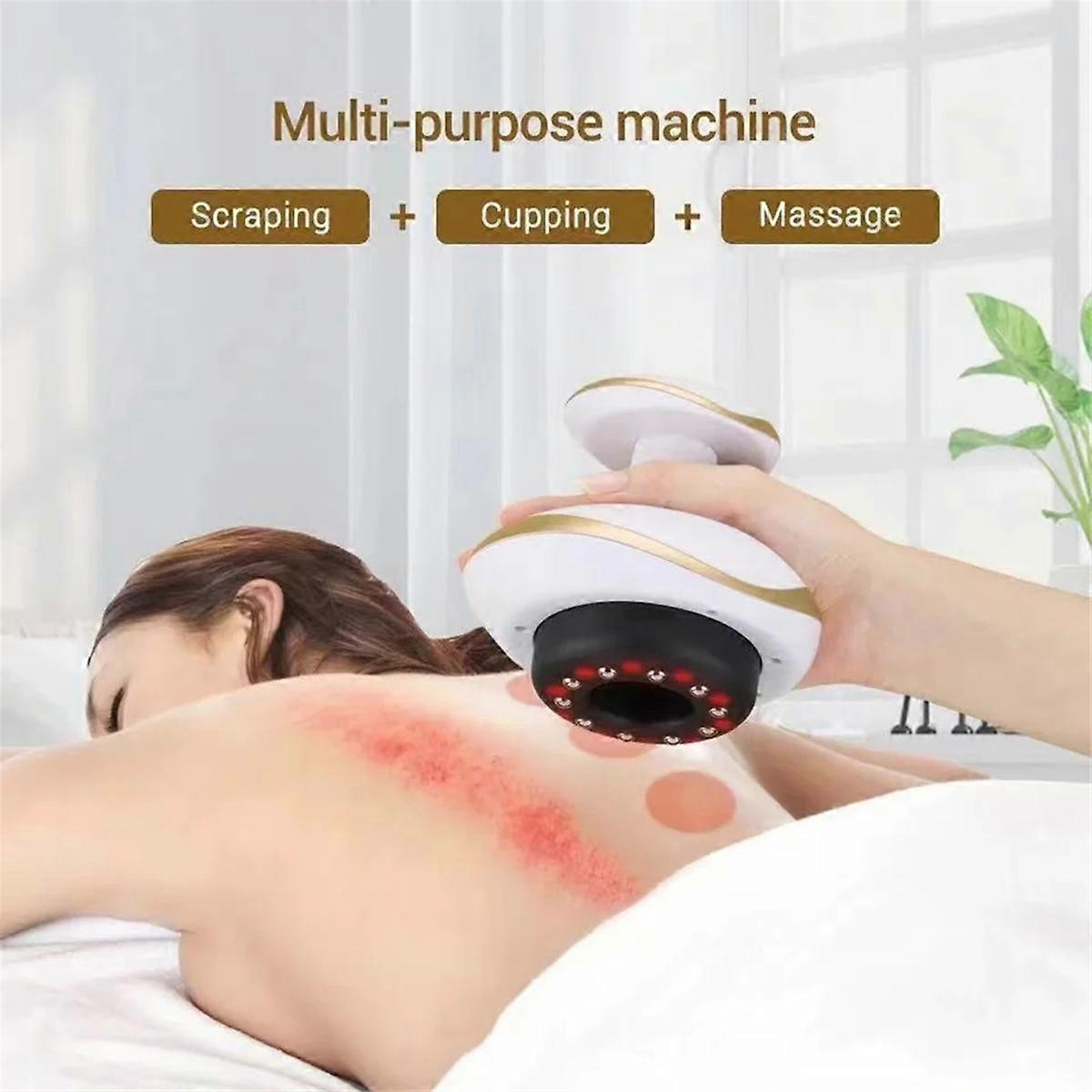 Home Electric Guasha Scraping & Cupping Massager, Vacuum Suction Heating Body Tool V1263-JX-5875