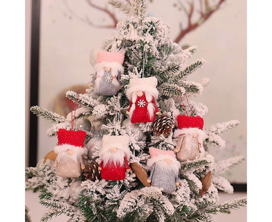 1 Set Christmas Decorations Doll Shopping Mall Window Decoration Gift Box Decor-A V1263-JX-593