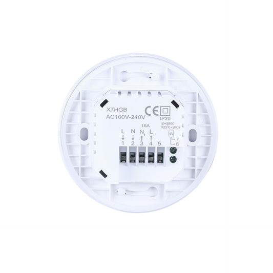 Smart WiFi Thermostat Floor Heating Wall Mounted Full Screen Display Control Switch SX V1263-JX-5955