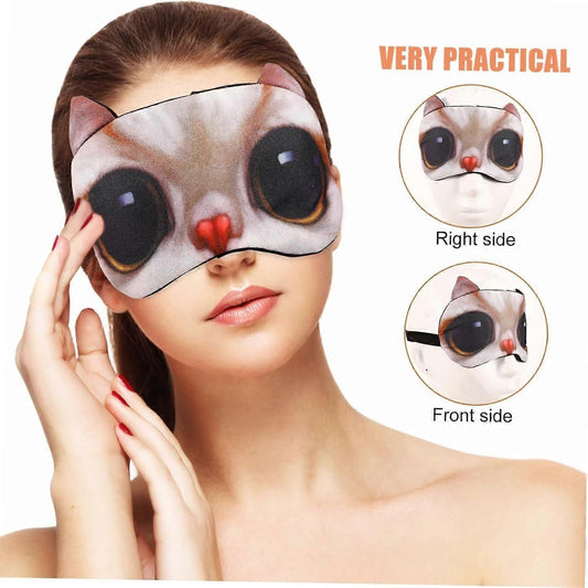 3D Cartoon Animal Sleep Mask - Creative Eye Mask for Sleeping V1263-JX-6057