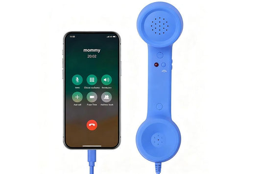 1M Retro Wired Handheld Telephone Handset with Microphone Type C Plug for Smartphones PC V1263-JX-6122-2