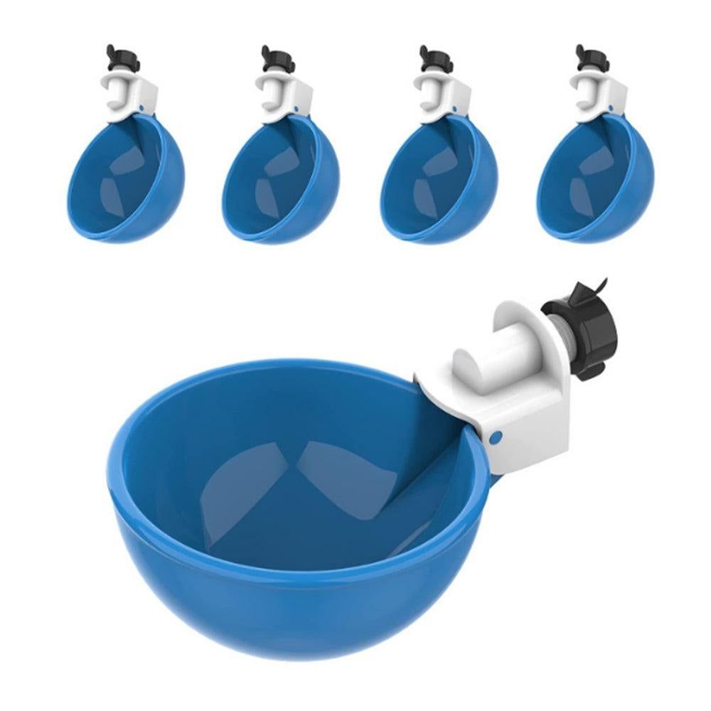 5Pcs Automatic Chicken Waterer Cups Water Feeder for Chicks Duck Goose Blue V1263-JX-6161