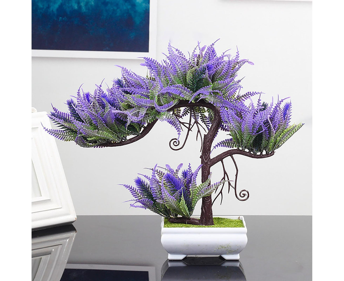 Vibrant Bonsai Plant-Purple V1263-JX-623