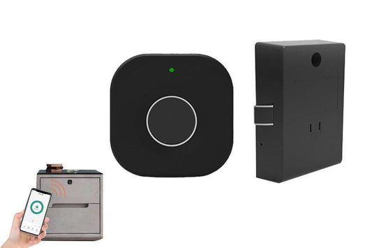 Bluetooth Fingerprint Cabinet Lock Smart APP Keyless Biometric Drawer Wardrobe Lock Hidden V1263-JX-6290