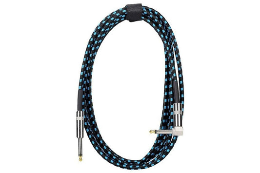 3m Electric Guitar Cord Cable 6.35mm Jacks For Amp Pedals Instrument V1263-JX-6353