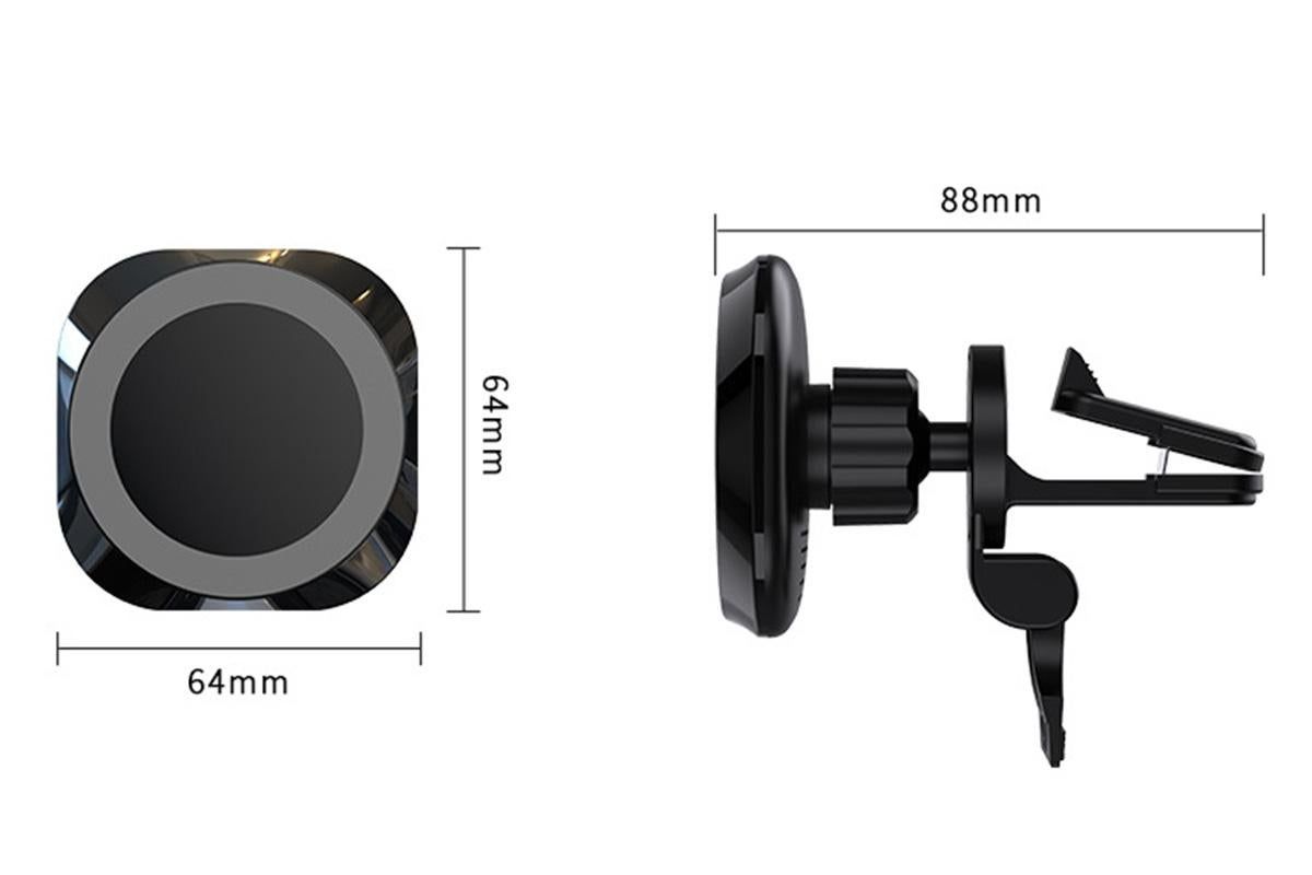MagSafe Compatible 15W Wireless Car Charger Mount for iPhone V1263-JX-6400