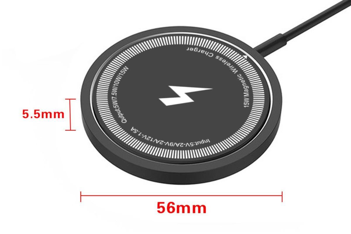 Magsafe Wireless Charger for iPhone 16 15 14 13 12 Fast Charger -Black V1263-JX-6407-1