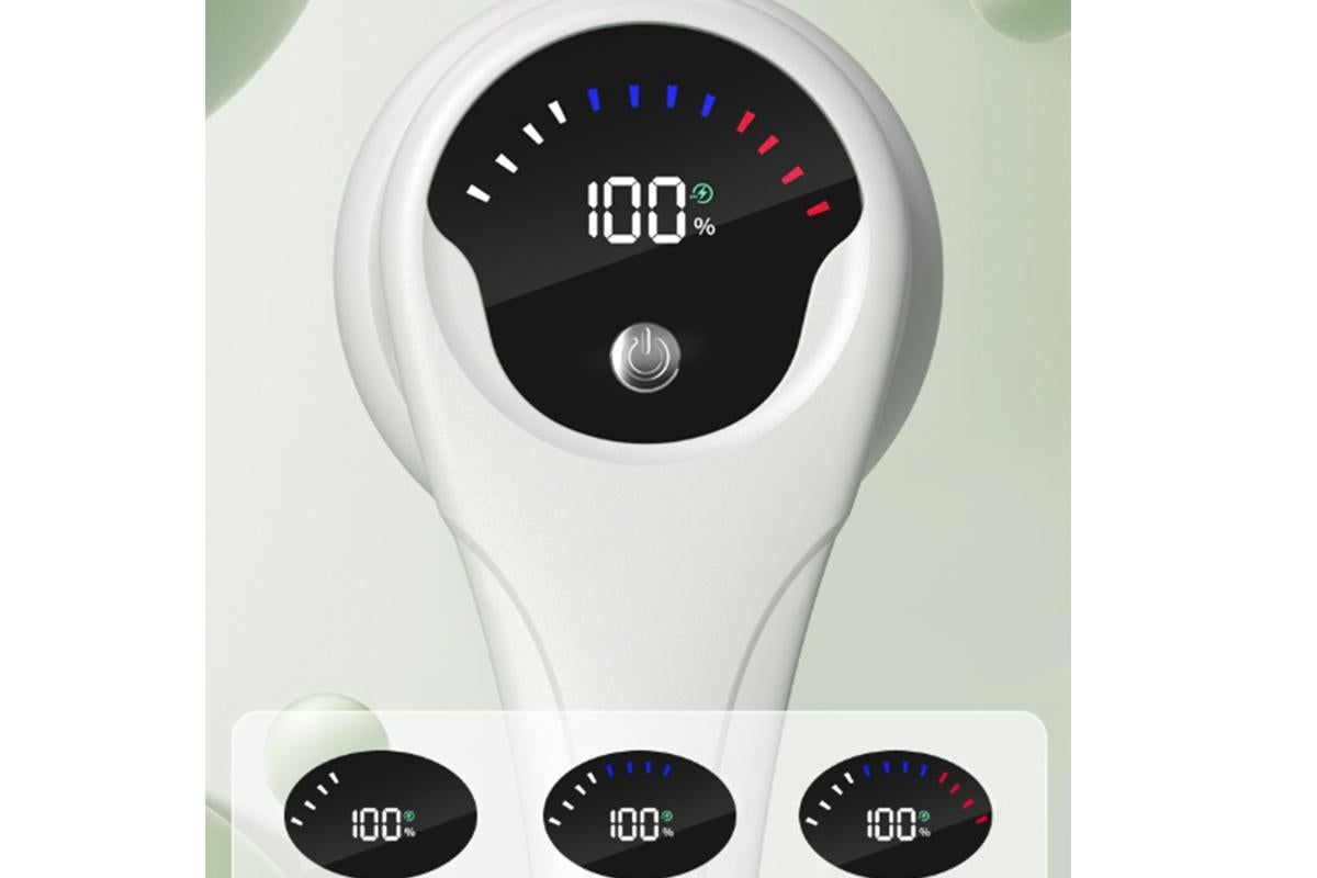 Electric Back Scrubber Body Brush Exfoliating Bath Brush for Shower - Gray V1263-JX-6505-2