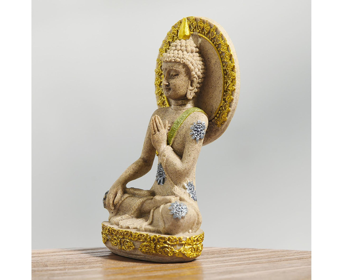 Meditation Buddha Ornament-Golden V1263-JX-663
