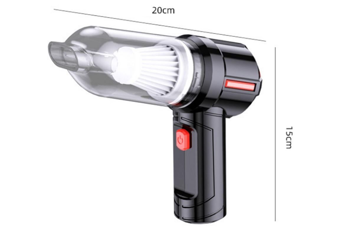 Handheld Car Cordless Vacuum Cleaner and Air Duster Mini Hand Held Vacuum Cleaner for Car Home V1263-JX-6680
