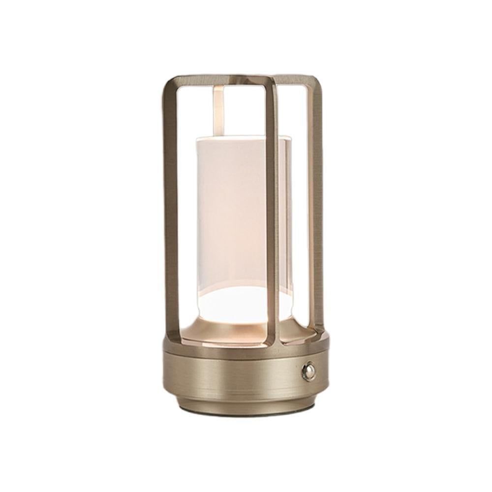 Table Lamp Rechargeable with Touch Dimmer for Bedroom - Gold V1263-JX-6735-2