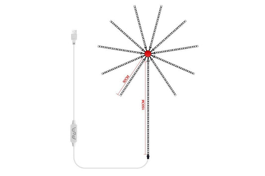 Two App Control Launch Burst Effect Color Changing USB Smart Firework Led Strip Lights with Remote for V1263-JX-6738-2