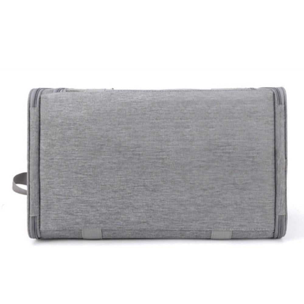Foldable Travel Pet Carrier Bag Portable Cat Dog Kennel Bag Grey - XL V1263-JX-6847-3