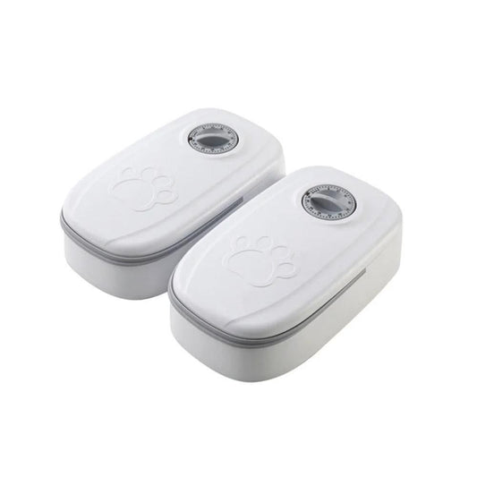 Timer Controlled Pet Feeder for Cats & Small Dogs Wet/Dry Food Style 2 V1263-JX-6856