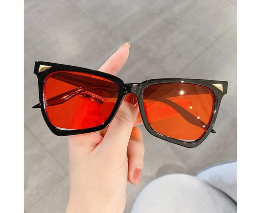 Fashion Cat Eye Sunglasses Women Vintage Gradient Sun Glasses For Ladies Luxuru Brand Shades Female UV400 V1263-JX-686