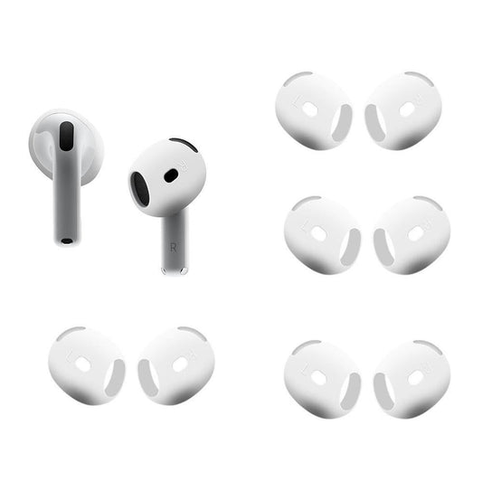 4 Pairs of Ear Tips for AirPods 4 Silicone Earbuds Cover Compatible with Apple AirPods 4th Generation V1263-JX-7005
